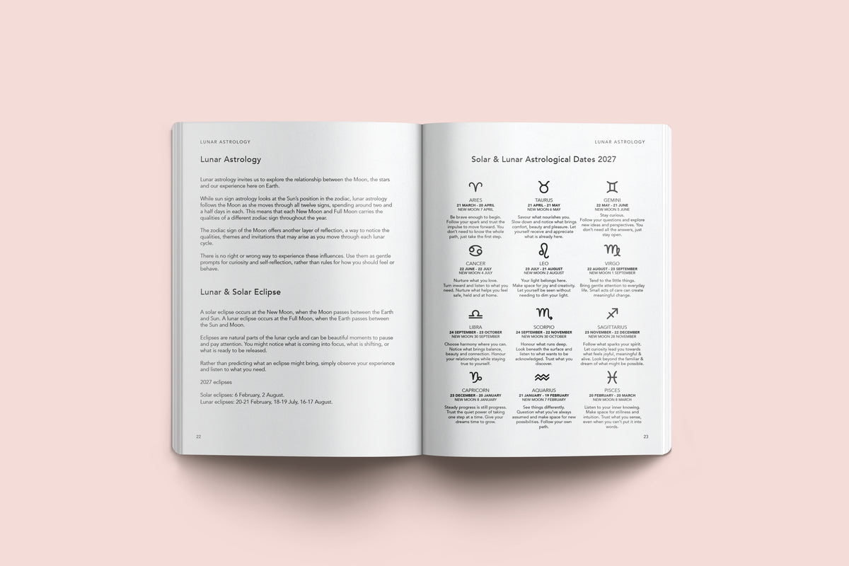 Pre-Order Lunar Diary 2027