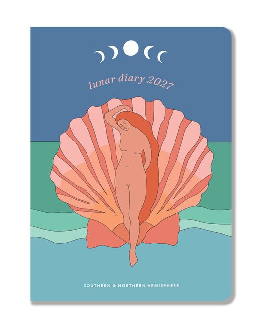 Pre Order Lunar Diary 2027 – Cycle Tracking & Moon Phase Planner