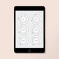Digital Lunar Diary 2025 - Printable PDF