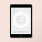 Digital Lunar Diary 2025 - Printable PDF